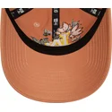 cappelli-curva-marrone-cinghia-regolabile-9twenty-floral-dei-los-angeles-dodgers-mlb-di-new-era