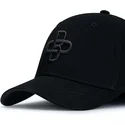 cappellino-curvo-nero-regolabile-con-logo-nero-baseball-peach-di-oblack
