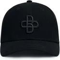 cappellino-nero-regolabile-con-visiera-curva-e-logo-nero-baseball-peach-di-oblack