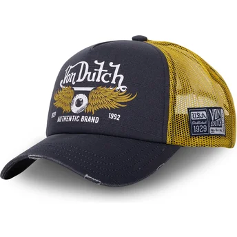 cappellino-trucker-grigio-e-giallo-crew14-di-von-dutch