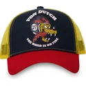 von-dutch-wol-navy-blue-red-and-yellow-trucker-hat