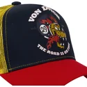 von-dutch-wol-navy-blue-red-and-yellow-trucker-hat