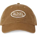 von-dutch-curved-brim-log-arg-brown-adjustable-cap