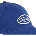 cappellino-blu-curvo-regolabile-log-blu-di-von-dutch
