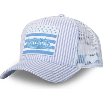 cappellino-trucker-blu-e-bianco-flag-c-di-von-dutch