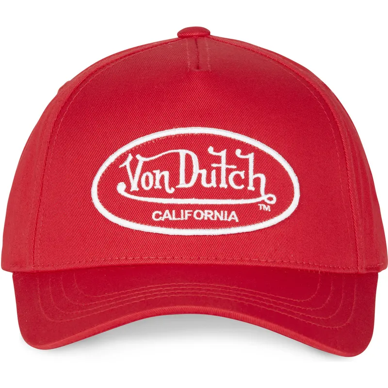 cappellino-curvo-rosso-regolabile-lof-c6-di-von-dutch
