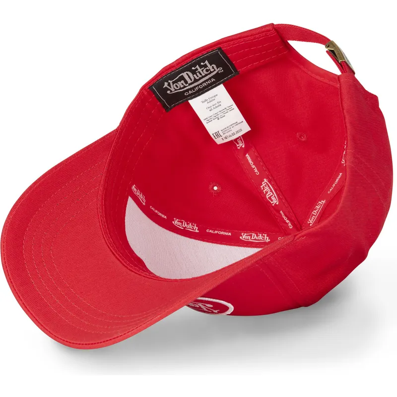 cappellino-curvo-rosso-regolabile-lof-c6-di-von-dutch