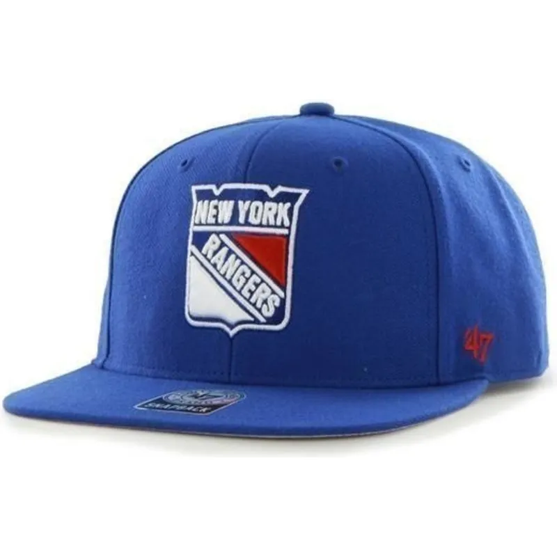 cappelli-piatta-blu-snapback-dei-new-york-rangers-nhl-di-47-brand