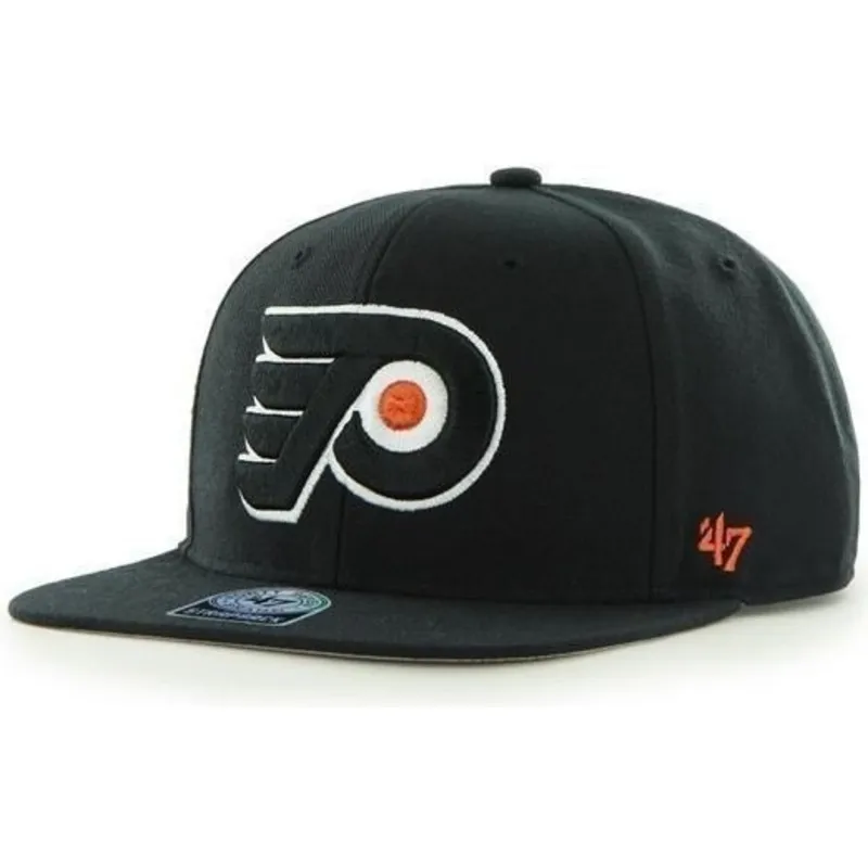 cappelli-piatta-nero-snapback-dei-philadelphia-flyers-nhl-di-47-brand cappelli-piatta-nero-snapback-dei-philadelphia-flyers-nhl-di-47-brand