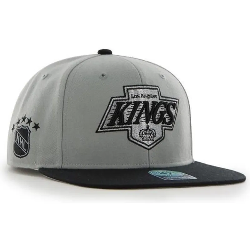 cappelli-piatta-grigio-snapback-dei-los-angeles-kings-nhl-di-47-brand