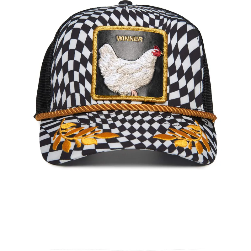 cappellino-trucker-nero-gallina-winner-wwcd-supercharged-the-farm-di-goorin-bros