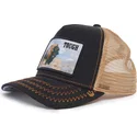 cappellino-trucker-nero-e-beige-bufalo-tough-modello-n-70u9h-rodeo-the-farm-di-goorin-bros