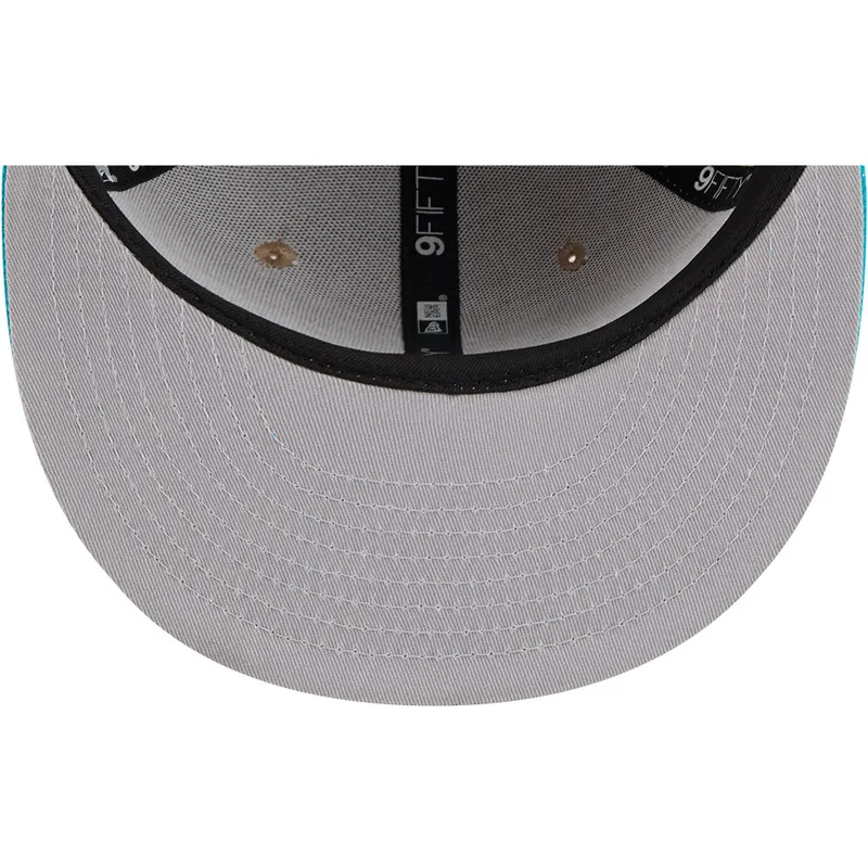 cappello-piatto-marrone-e-blu-snapback-9fifty-draft-2024-di-charlotte-hornets-nba-di-new-era