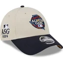 cappellino-curvo-beige-e-blu-navy-snapback-all-star-game-9forty-stretch-snap-fan-pack-mlb-di-new-era