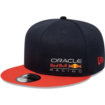 Cappellino snapback blu navy e arancione 9FIFTY Essential di Red Bull Racing Formula 1 di New Era