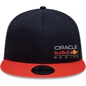 cappellino-snapback-blu-navy-e-arancione-9fifty-essential-di-red-bull-racing-formula-1-di-new-era