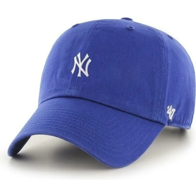 cappelli-curva-blu-cinghia-regolabile-dei-new-york-yankees-mlb-di-47-brand cappelli-curva-blu-cinghia-regolabile-dei-new-york-yankees-mlb-di-47-brand
