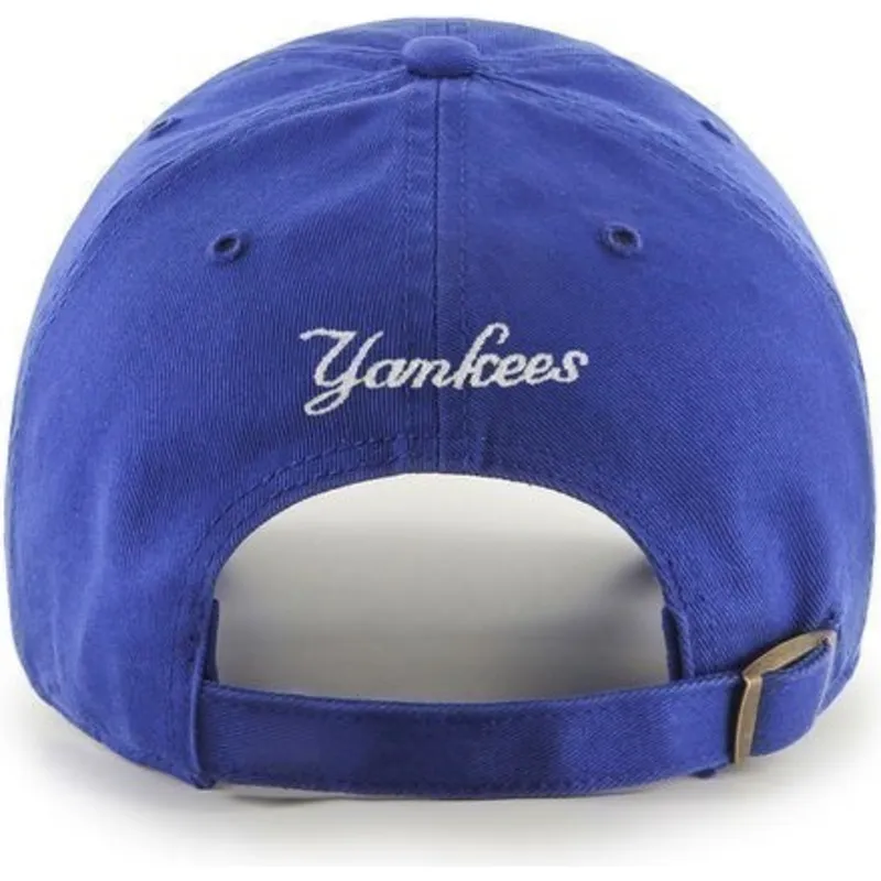 cappelli-curva-blu-cinghia-regolabile-dei-new-york-yankees-mlb-di-47-brand cappelli-curva-blu-cinghia-regolabile-dei-new-york-yankees-mlb-di-47-brand