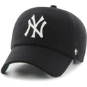 cappelli-curva-nero-cinghia-regolabile-cinta-de-piel-dei-new-york-yankees-mlb-di-47-brand