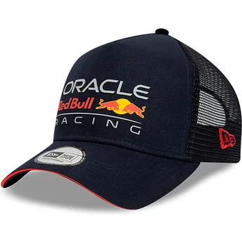 Cappellino trucker blu navy A Frame Essential di Red Bull Racing Formula 1 di New Era