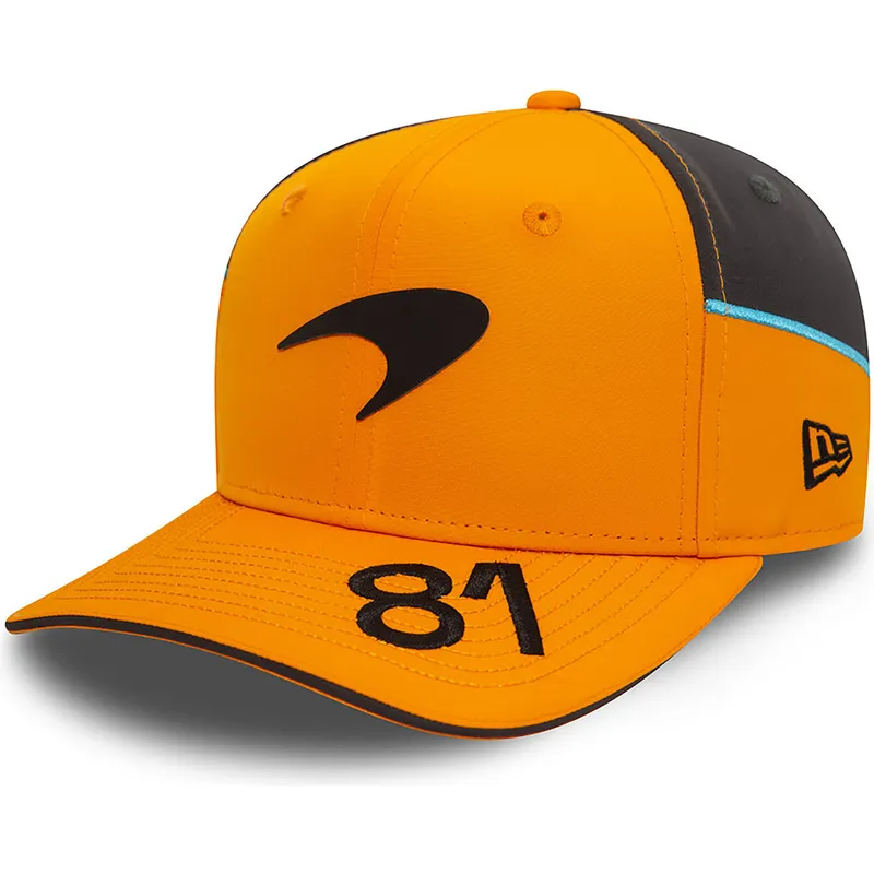 cappelli-curva-arancia-snapback-oscar-piastri-9fifty-original-fit-dei-mclaren-racing-formula-1-di-new-era