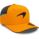 cappellino-curva-arancione-e-grigio-snapback-oscar-piastri-9fifty-original-fit-di-mclaren-racing-formula-1-di-new-era