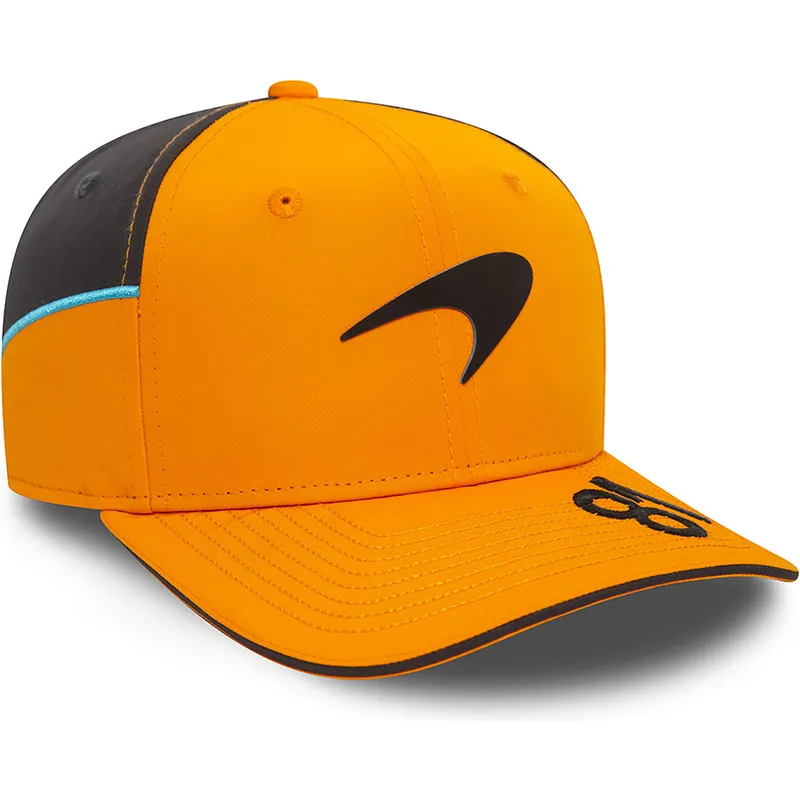cappelli-curva-arancia-snapback-oscar-piastri-9fifty-original-fit-dei-mclaren-racing-formula-1-di-new-era