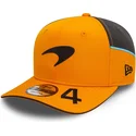 cappelli-curva-arancia-snapback-lando-norris-9fifty-original-fit-dei-mclaren-racing-formula-1-di-new-era