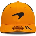 cappelli-curva-arancia-snapback-lando-norris-9fifty-original-fit-dei-mclaren-racing-formula-1-di-new-era