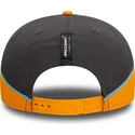cappellino-snapback-arancione-e-grigio-con-visiera-curva-lando-norris-9fifty-original-fit-di-mclaren-racing-formula-1-di-new-era