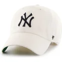 cappelli-curva-crema-cinghia-regolabile-negro-dei-new-york-yankees-mlb-di-47-brand