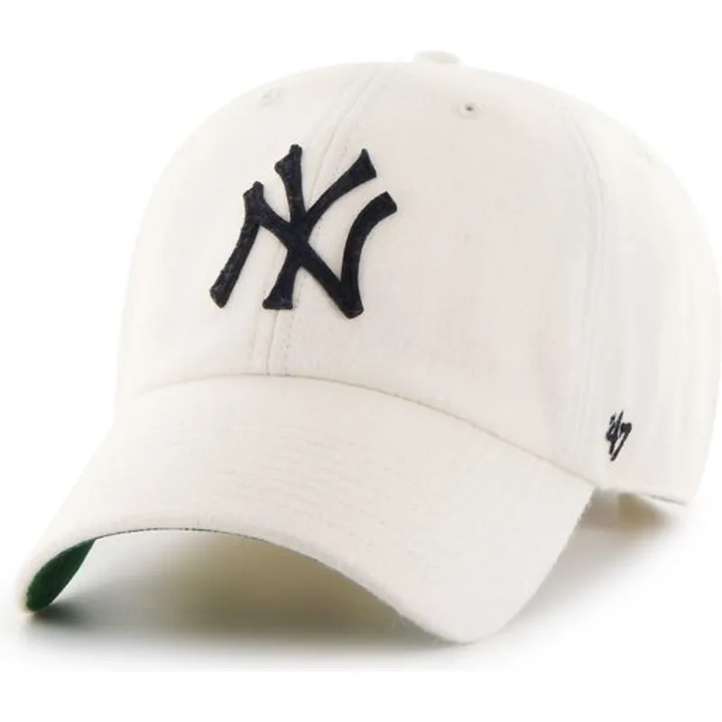 cappelli-curva-crema-cinghia-regolabile-negro-dei-new-york-yankees-mlb-di-47-brand