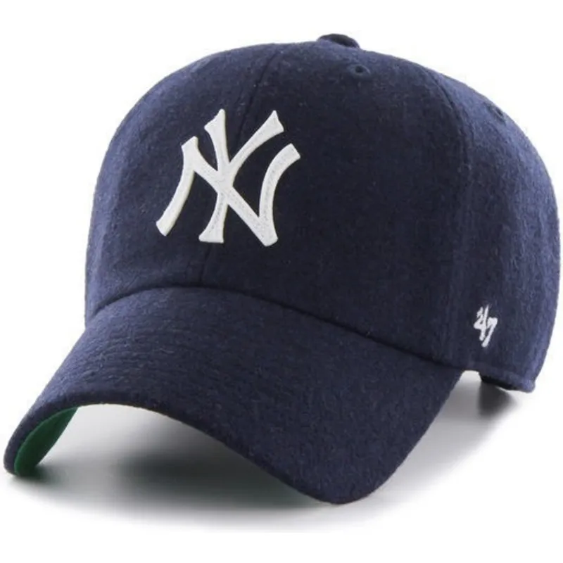 cappelli-curva-blu-marino-cinghia-regolabile-cinta-de-piel-dei-new-york-yankees-mlb-di-47-brand cappelli-curva-blu-marino-cinghia-regolabile-cinta-de-piel-dei-new-york-yankees-mlb-di-47-brand