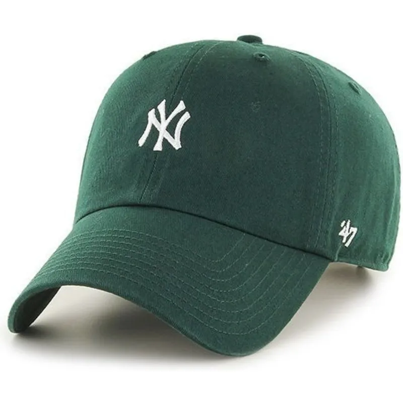 cappelli-curva-verde-cinghia-regolabile-pequeno-dei-new-york-yankees-mlb-di-47-brand