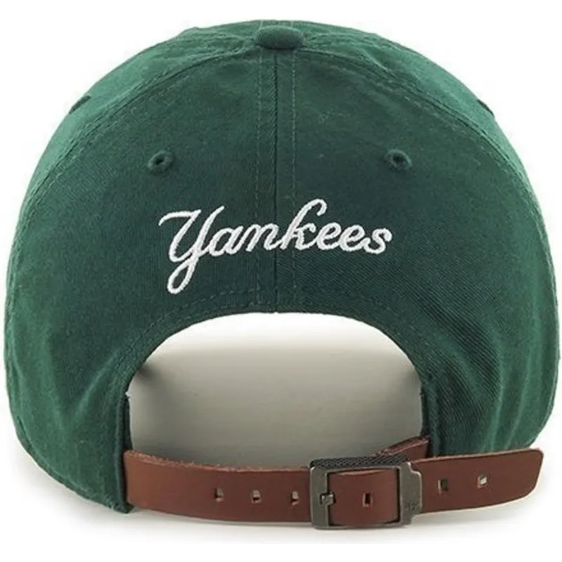 cappelli-curva-verde-cinghia-regolabile-pequeno-dei-new-york-yankees-mlb-di-47-brand