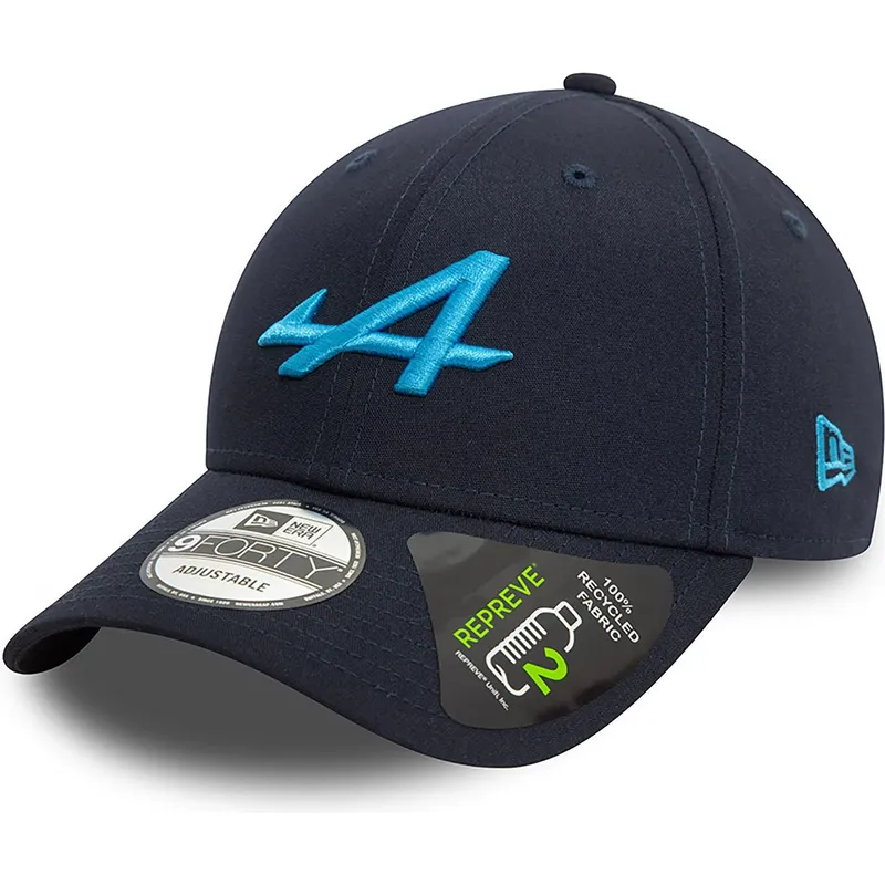 cappelli-curva-blu-marino-snapback-9forty-essential-repreve-dei-alpine-f1-team-formula-1-di-new-era cappelli-curva-blu-marino-snapback-9forty-essential-repreve-dei-alpine-f1-team-formula-1-di-new-era