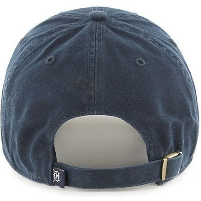 cappelli-curva-blu-marino-cinghia-regolabile-dei-detroit-tigers-mlb-di-47-brand