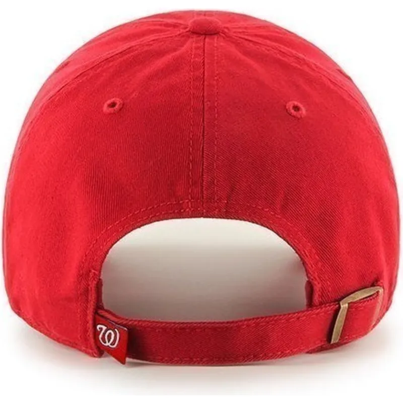 cappelli-curva-rosso-cinghia-regolabile-dei-washington-nationals-mlb-di-47-brand