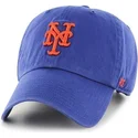 cappelli-curva-blu-cinghia-regolabile-dei-new-york-mets-mlb-di-47-brand
