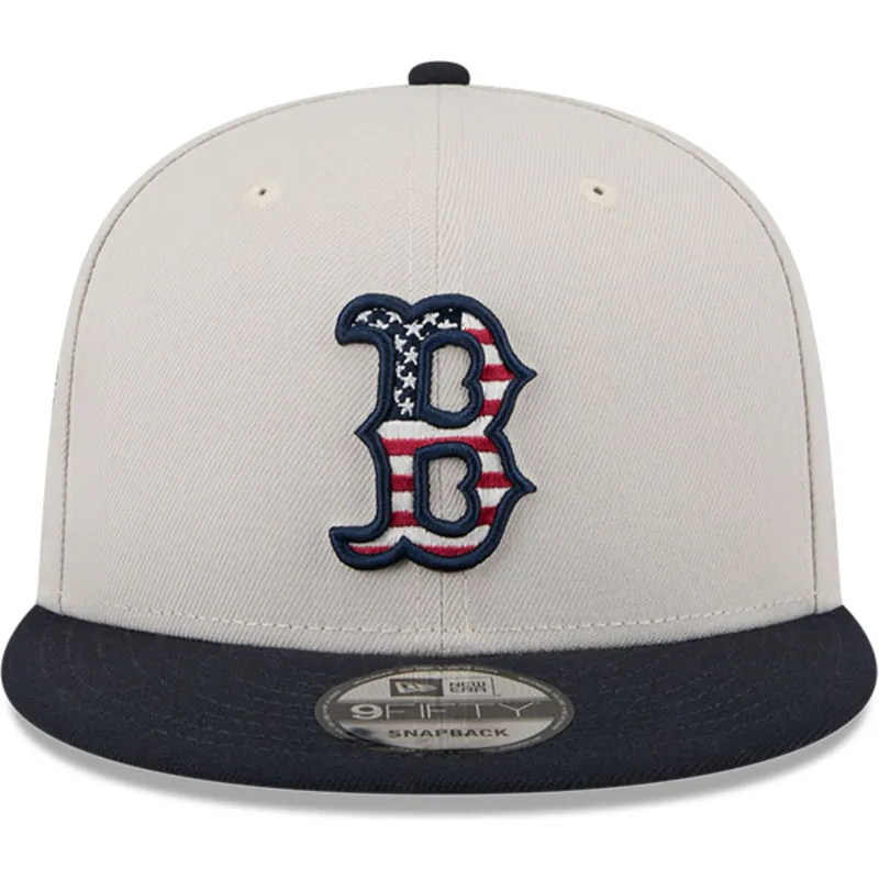 cappelli-piatta-beige-snapback-9fifty-4th-of-july-dei-boston-red-sox-mlb-di-new-era