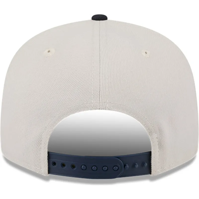 cappello-piatto-beige-e-blu-marino-snapback-9fifty-4th-of-july-dei-los-angeles-dodgers-mlb-di-new-era