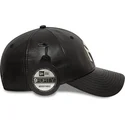 new-era-curved-brim-9forty-leather-new-york-yankees-mlb-black-adjustable-cap