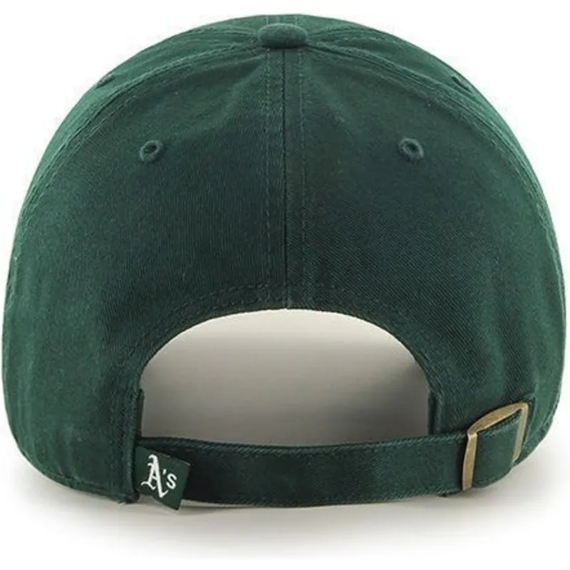 cappelli-curva-verde-cinghia-regolabile-dei-oakland-athletics-mlb-di-47-brand