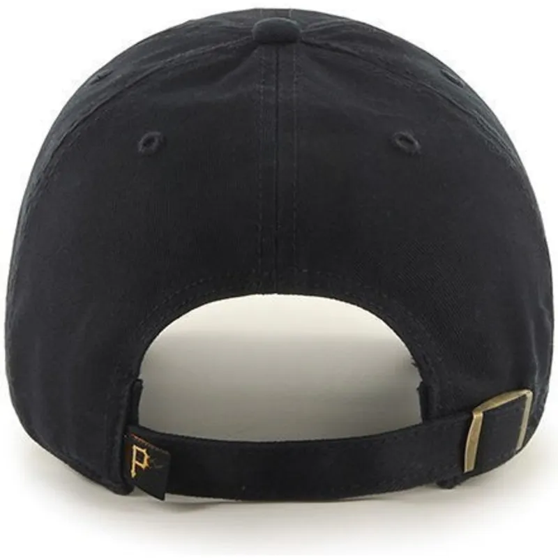 cappelli-curva-nero-cinghia-regolabile-dei-pittsburgh-pirates-mlb-di-47-brand