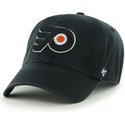 cappellino-visiera-curva-nero-di-philadelphia-flyers-nhl-clean-up-di-47-brand
