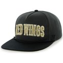 cappellino-visiera-piatta-nero-snapback-di-detroit-red-wings-nhl-di-47-brand