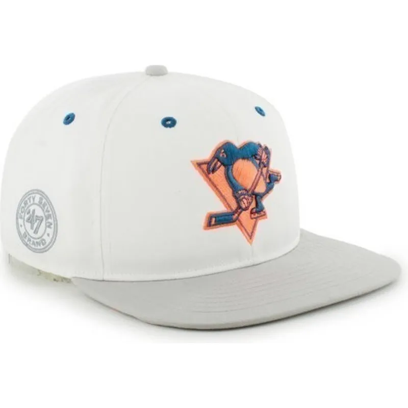 cappelli-piatta-bianco-snapback-dei-nhl-di-47-brand cappelli-piatta-bianco-snapback-dei-nhl-di-47-brand