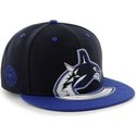 cappellino-visiera-piatta-nero-e-blu-snapback-di-vancouver-canucks-nhl-di-47-brand