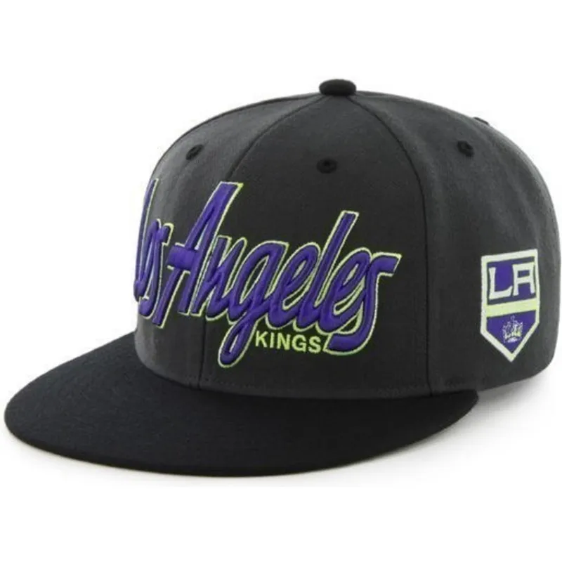 cappelli-piatta-nero-snapback-de-letras-dei-los-angeles-kings-nhl-di-47-brand