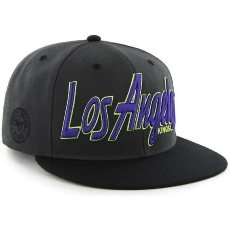 cappelli-piatta-nero-snapback-de-letras-dei-los-angeles-kings-nhl-di-47-brand